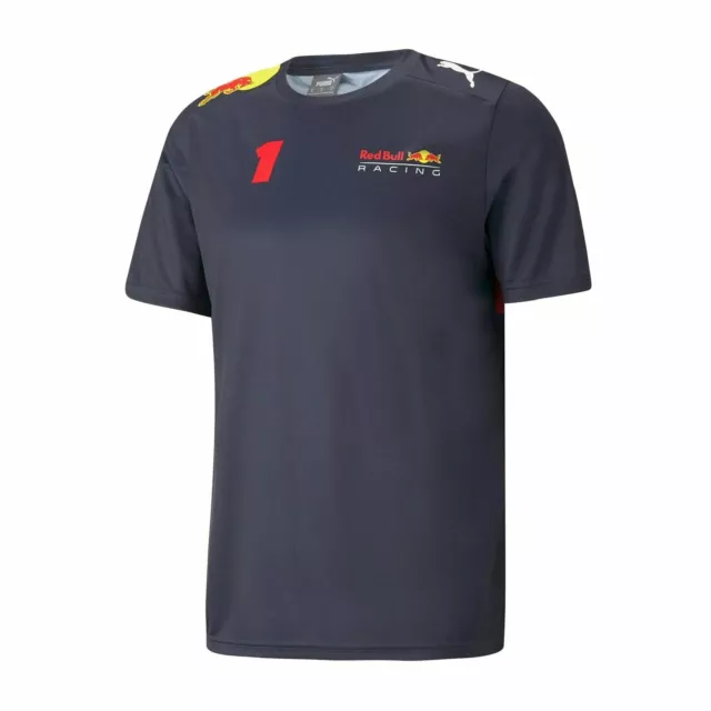 RED BULL RACING F1 Men's Max Verstappen #1 Driver T-Shirt- Navy £30.08 ...