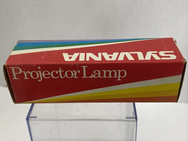 Bombilla de proyector superior azul Sylvania DDB-DDW 750W 120V 25 horas de lote antiguo