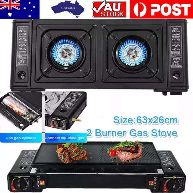 JACKAROO 3 BURNER Gas Stove Cooker 79.00 PicClick AU