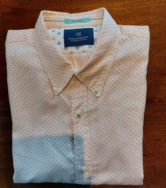 Scotch Soda Mens Long Sleeve Shirt Size Large