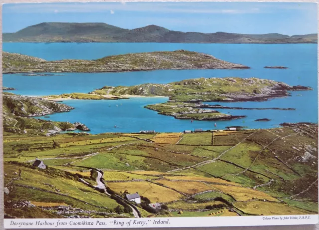 Vintage Postcard of Derrynane Harbour, Ring of Kerry, Ireland.