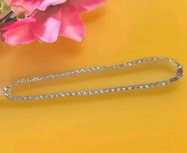 Lydreewam Infini Ancre Bracelet de Cheville pour Femme Argent Sterling 925 Double Chaine de Cheville Été Pieds Nus Plage Bijoux de Pied, Réglable 22+4cm