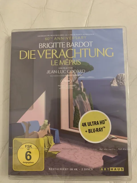 Die Verachtung - Le mépris - 4K Ultra HD - 60th Anniversary Edition + Bluray Neu