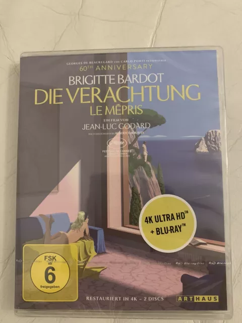 Die Verachtung - Le mépris - 4K Ultra HD - 60th Anniversary Edition + Bluray Neu