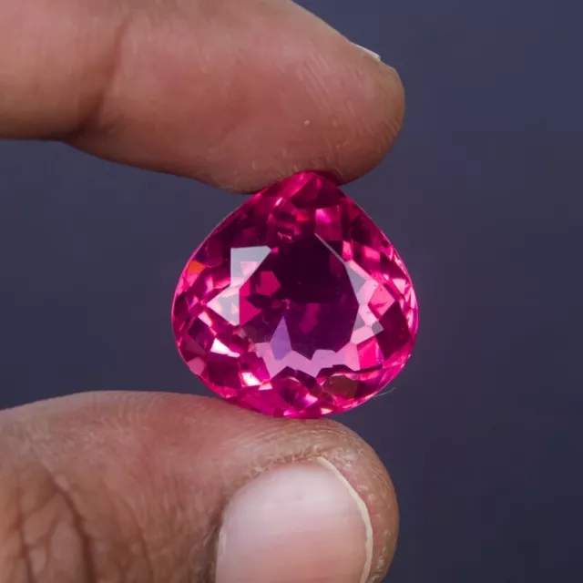 28.5 Ct Certified Natural Beautiful Pear Pink Topaz Loose Gemstones Z-766