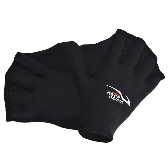 Gants De Natation Palmés En Néoprène – Résistance, Réglables, Tailles M, Pour Enfant Et Femme