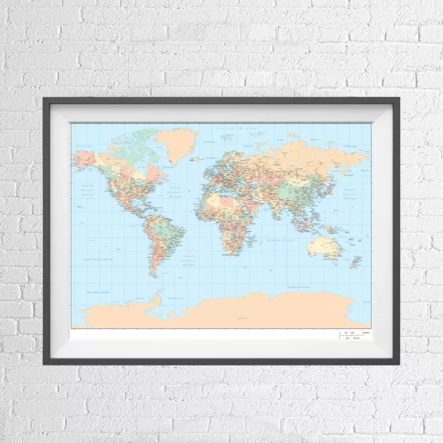 globe-world-map-with-cities-wall-chart-poster-picture-print-size-a5-to