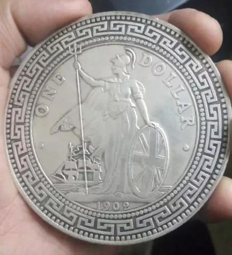Rare Tibetan Silver China Handwork Shiyuannvshen Dynasty Commemorative Coins