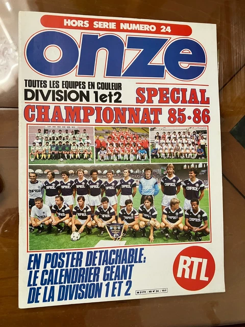 Onze H.S N°16 )) SPECIAL FOOTBALL 1982/83 / PSG V NANTES Finale coupe
