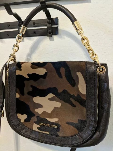 Michael Kors Stanthorpe Medium Convertible Camo Leather Shoulder Bag 2