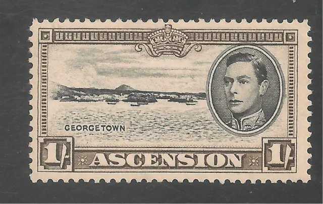 Ascension #46a (SG #44) VF MNH - 1944 1sh Georgetown & King George VI