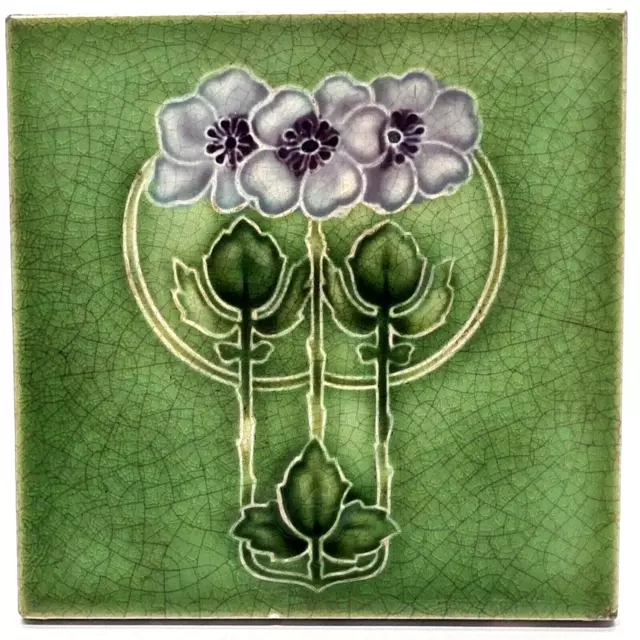 Antique Fireplace Tile by T & R Boote Ltd C1906
