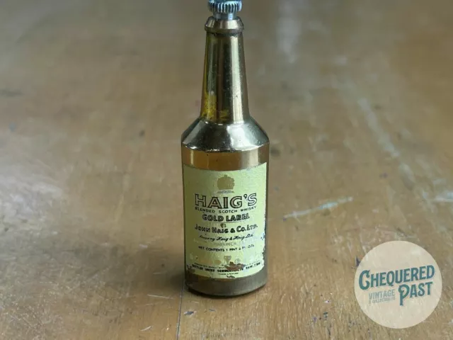 Vintage c.1970's HAIG'S Scotch Whisky Bottle Shaped Triggered Bottle Opener