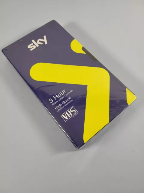 SKY E180 3 HOUR High Grade VHS Blank E180  Video Cassette Tape New and Sealed