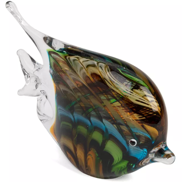 NEW Zibo Hola Green Coloured Glass Fish