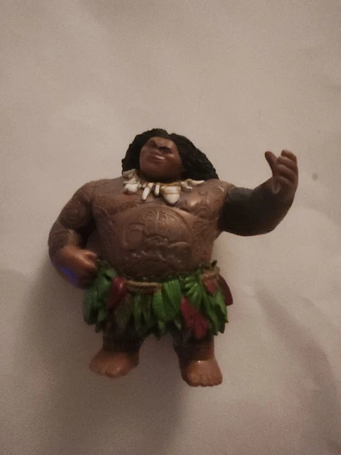 Disney Vietnam Moana 4" Maui Demigod Figure Toy No Hook Cake Topper