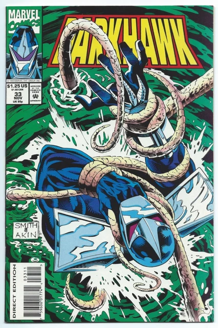 DARKHAWK #33 Nov 1993 MARVEL Comics NM/MT 9.8 W Tod SMITH Cover & Art B/O