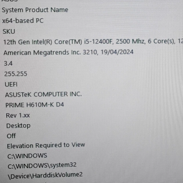Cpu Partts ASUS PRIME H610M-A D4 with CPU i5 12400f, MicroATX Motherboard ddr4 and ...
