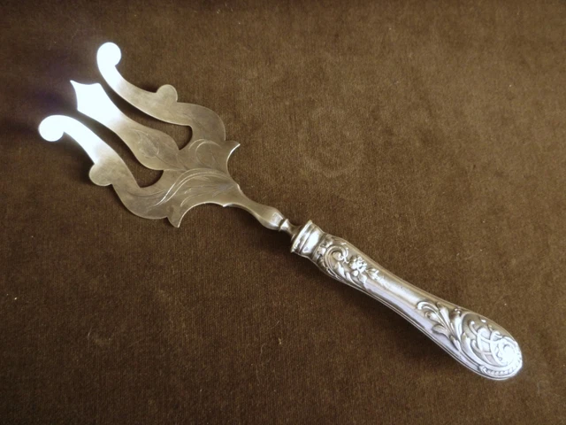 Service à Poissons Deux Pièces En Argent Fourré - Style Louis XVI - 1920-1949