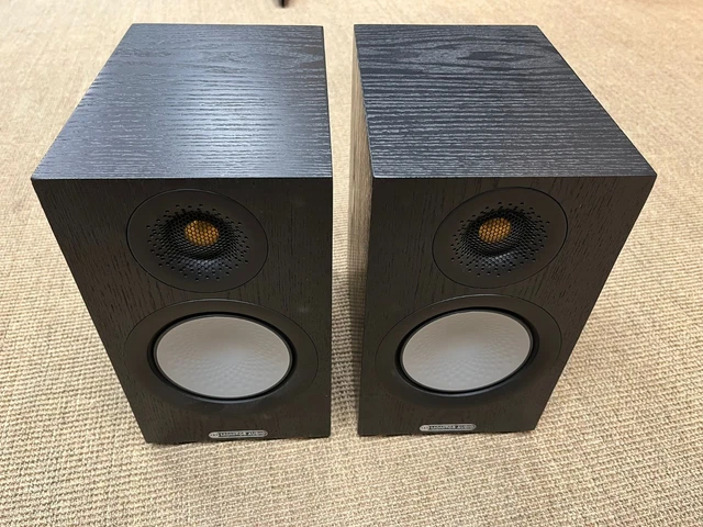 MONITOR AUDIO SILVER 50 7G Bookshelf Loudspeakers (pair) - Black Oak ...