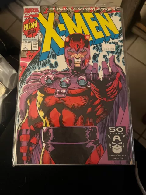 X-Men #1 ~ Marvel comics 1991 Magneto Cover Jim Lee - Never Read / Awesome