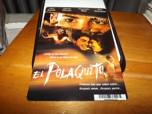 EL POLAQUITO DISPLAY BACKER CARD (not a dvd) 5.5" X 8" NO MOVIE