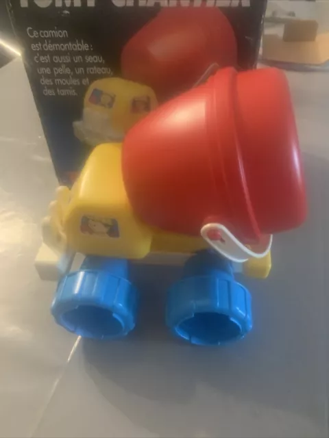 Vintage Tomy  Camion Chantier