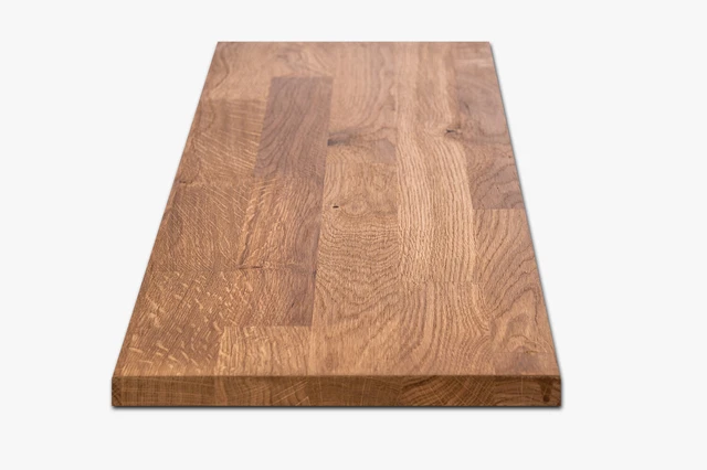 Scaffale scaffale a parete gradino di seduta gradino scale rovere selvatico KGZ 20 mm argilla bronzo oliato