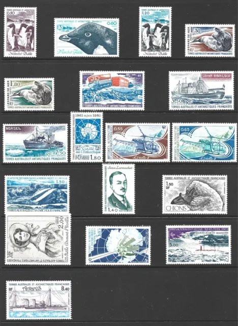 French Antarctic/Fsat/Taaf 1981, Complete Year (18), S.g 149-166 Mnh**