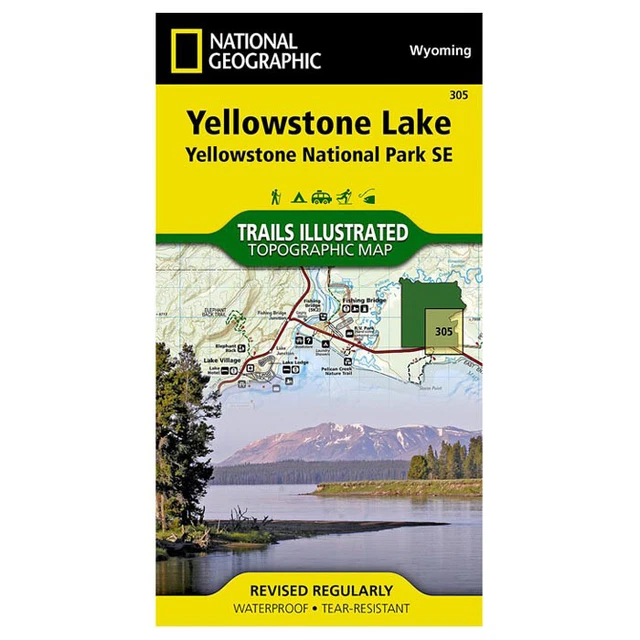 National Geographic Yellowstone Lake #305