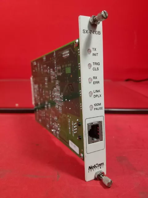 Spirent SX7410B 10/100Base-TX Ethernet SmartCard SN:T00460319