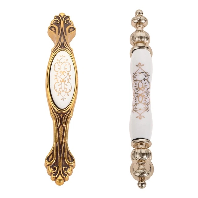 Antique Ceramic Cabinet Handle Cupboard Wardrobe Closet Drawer Handle Door Pulls