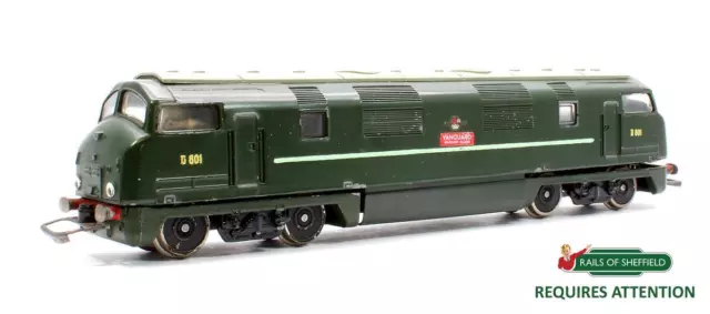 Trix 'Oo' Gauge Br Green Class 42 'D801 Vanguard' Diesel Locomotive