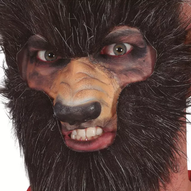 Werwolf Látex Nriz Braun Animal Monster Accesorios de Disfraz Wolfsnase Haloween