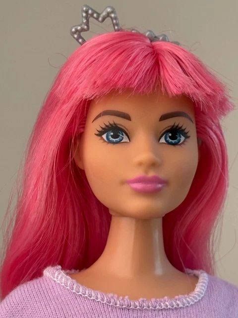 MATTEL CURVY BARBIE Fashion Doll Princess Adventure Sleepover