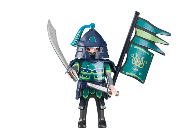 Playmobil 6327 Chef des Dragons verts  / Leader of the Green Asian Dragons neuf