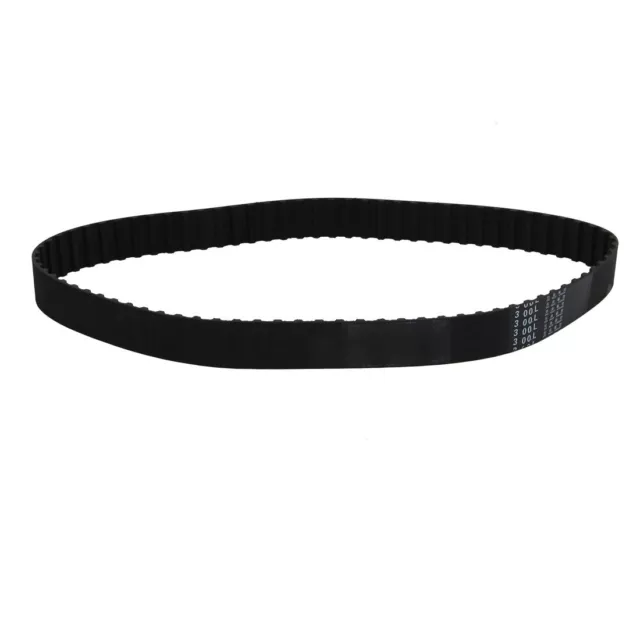 300L 80 Teeth Engine Timing Belt Rubber Geared-Belt 762mm Girth 25mm Width