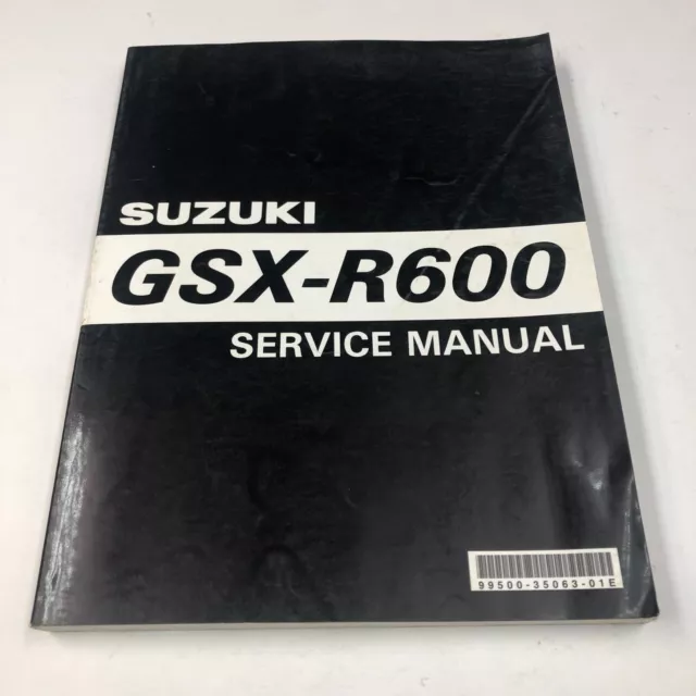 Suzuki GSX-R600 Service Manual Repair Book OEM