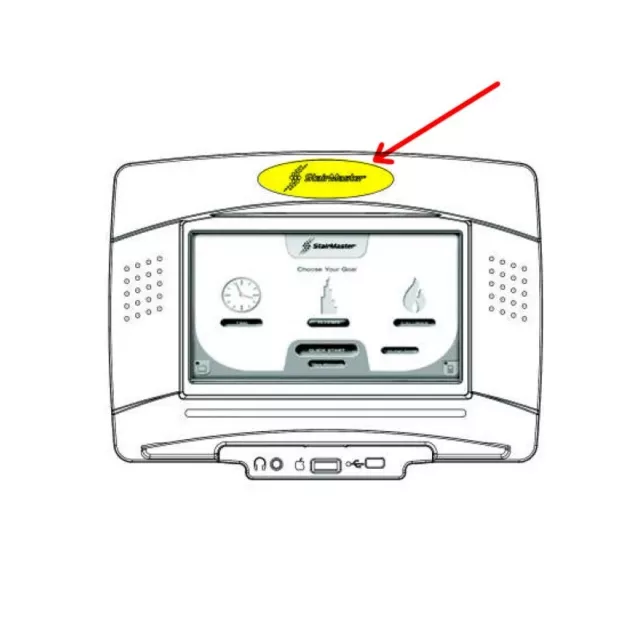 Stairmaster SM5 / SM3 Stepmill Console Oval Decal (050-0214) 3