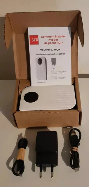 MODEM ROUTEUR SFR BOX 8 ADSL ,Model : ALGL1-UBE-rO ( UBEE ADSL ) , Seul , Testé EUR 23,00 - FR