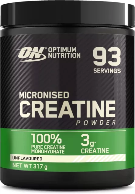 Optimum Nutrition 634g 186 Serve, 100% Micronised Creatine Powder