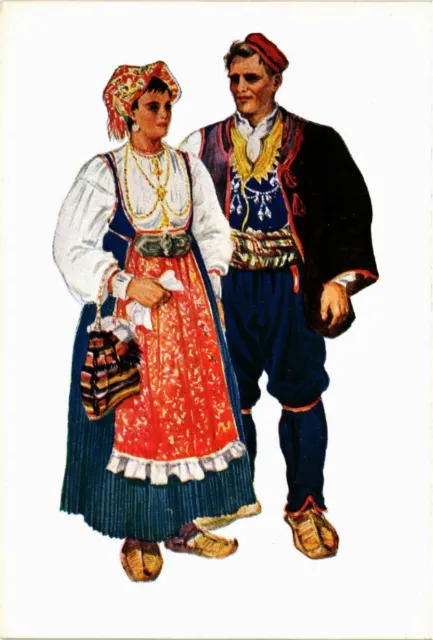 CPA AK Costume National Croate Dalmatie CROATIA (597900)