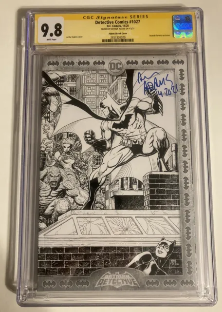 Detective Comics #1027 ‘Sketch Variant’ CGC SS 9.8 Signed By Arthur Adams