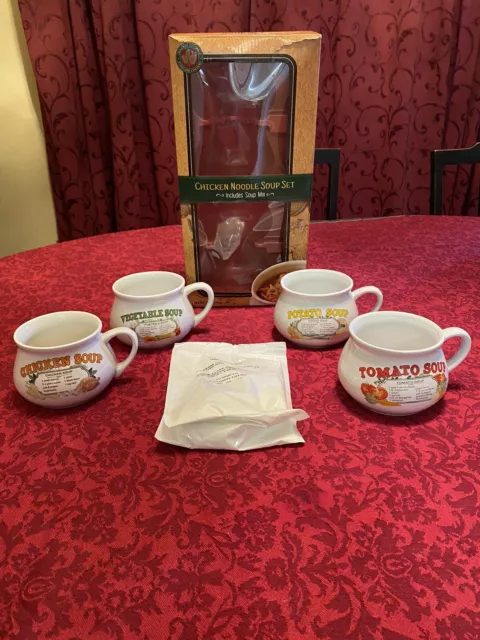 CARAWAY SOUP GIFT Set With 4 recipe mugs And Soup. New £15.75 - PicClick UK