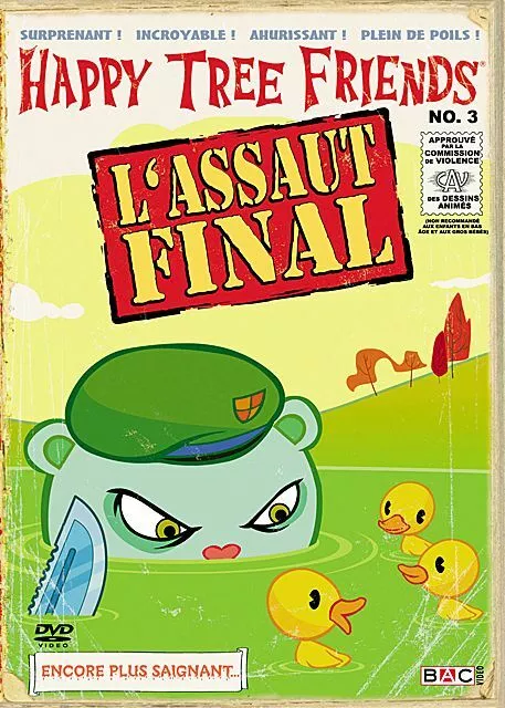 Dvd Neuf Dessin Anime Pour Adulte : Happy Tree Friends N°3 : L'assaut Final