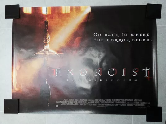 *Exorcist The Beginning. UK Quad cinema poster. Double sided