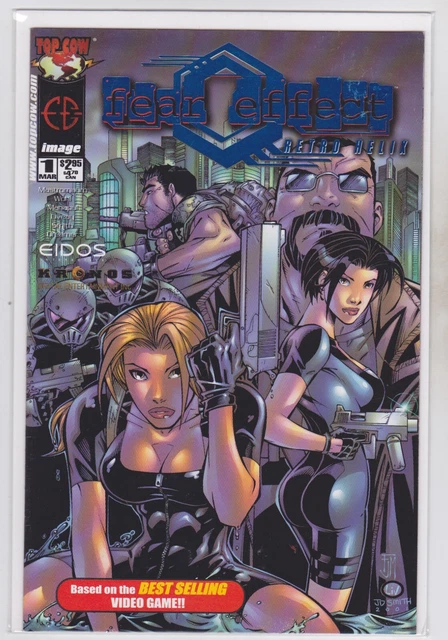 Fear Effect Retro Helix #1 DF Blue Foil Limited Edition Top Cow Video Game Comic