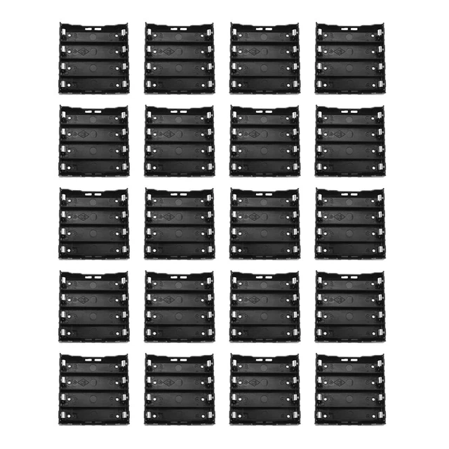 20 pz custodia scatola supporto batteria nera per batteria 4x 13,7 V 18650 Q1V2