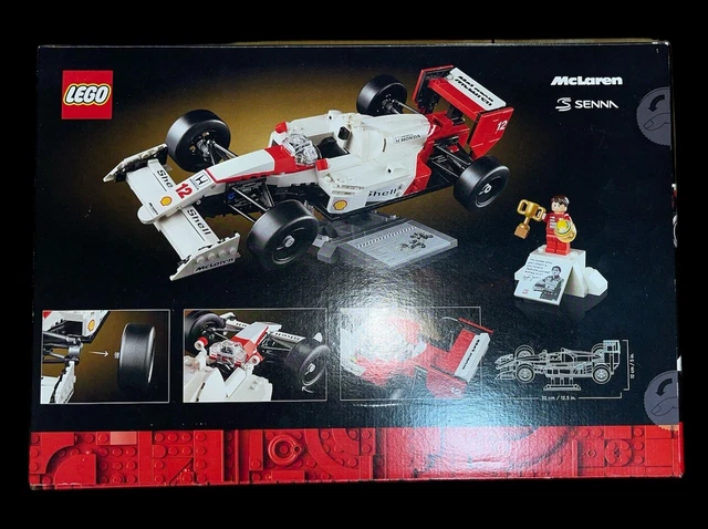 LEGO ICONS MCLAREN MP4/4 & Ayrton Senna Model Race Car 10330 $75.31