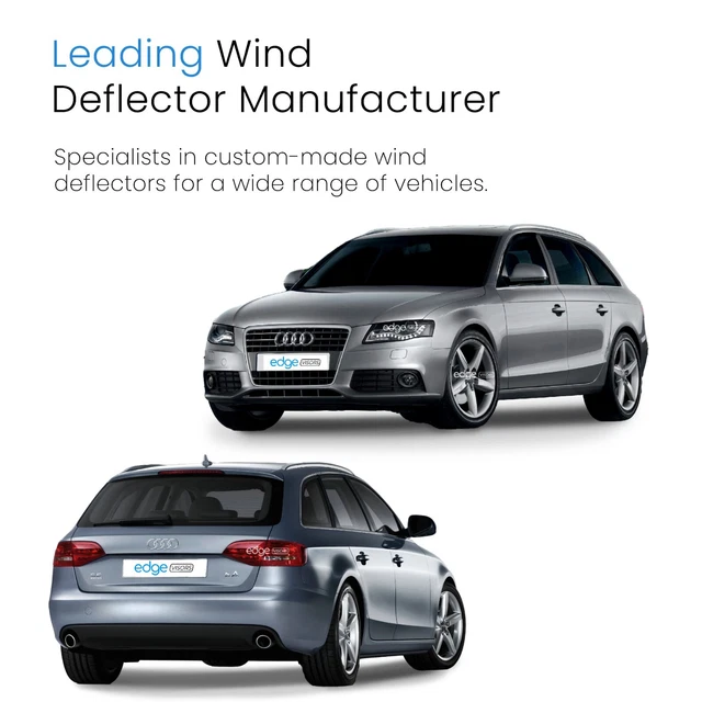AUDI A4 B8 20092015 5 Door Avant Estate Wind Deflectors 4pc Edgevisors